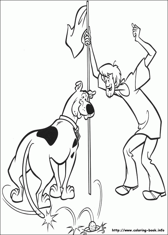 Scooby Doo kolorowanki